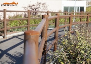 Staccionata-acciaio-corten-Outlet-Settimo-Torinese-6